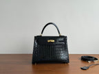 SELMA BAG CROCO BLACK