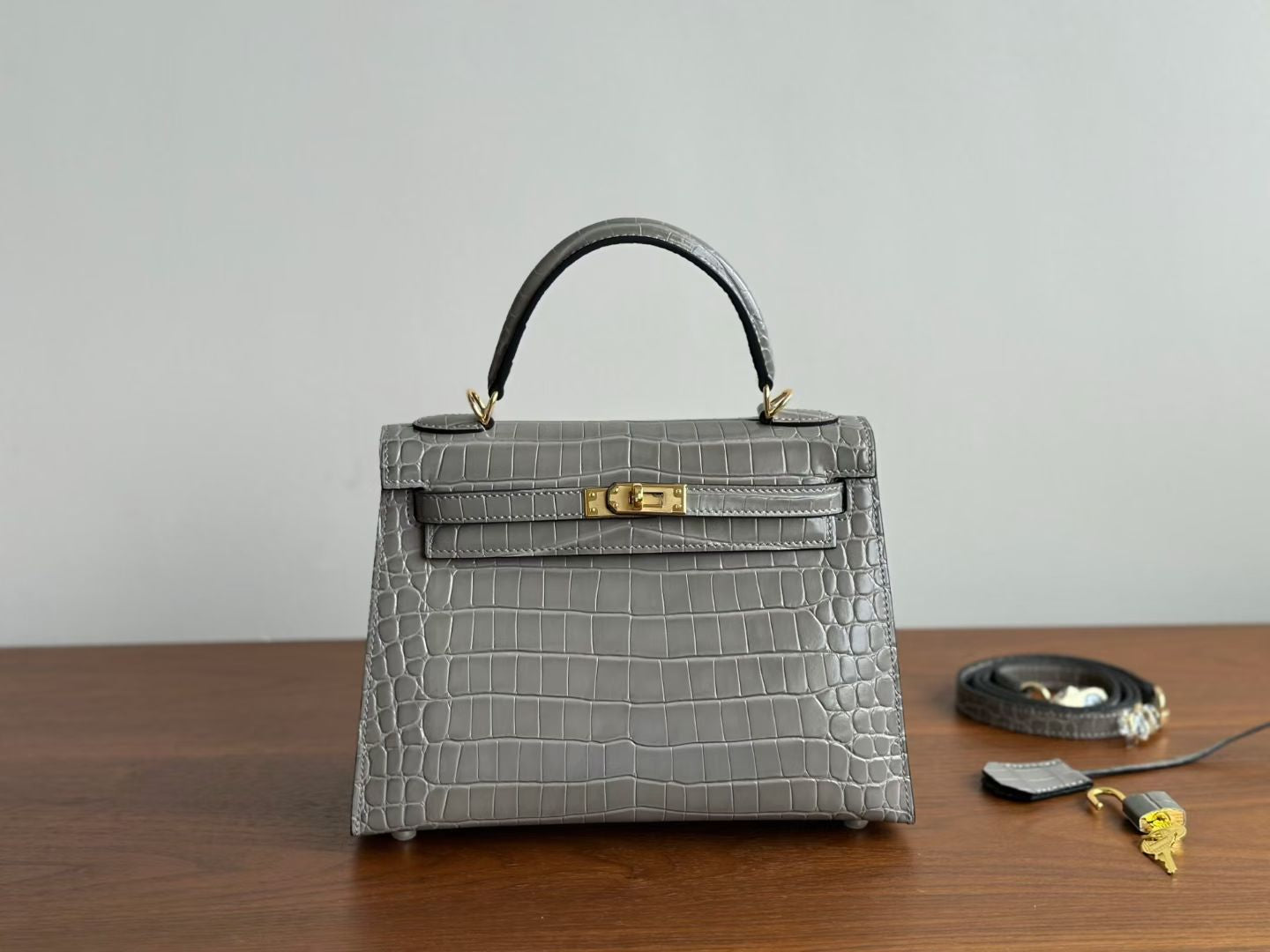 SELMA BAG CROCO GREY