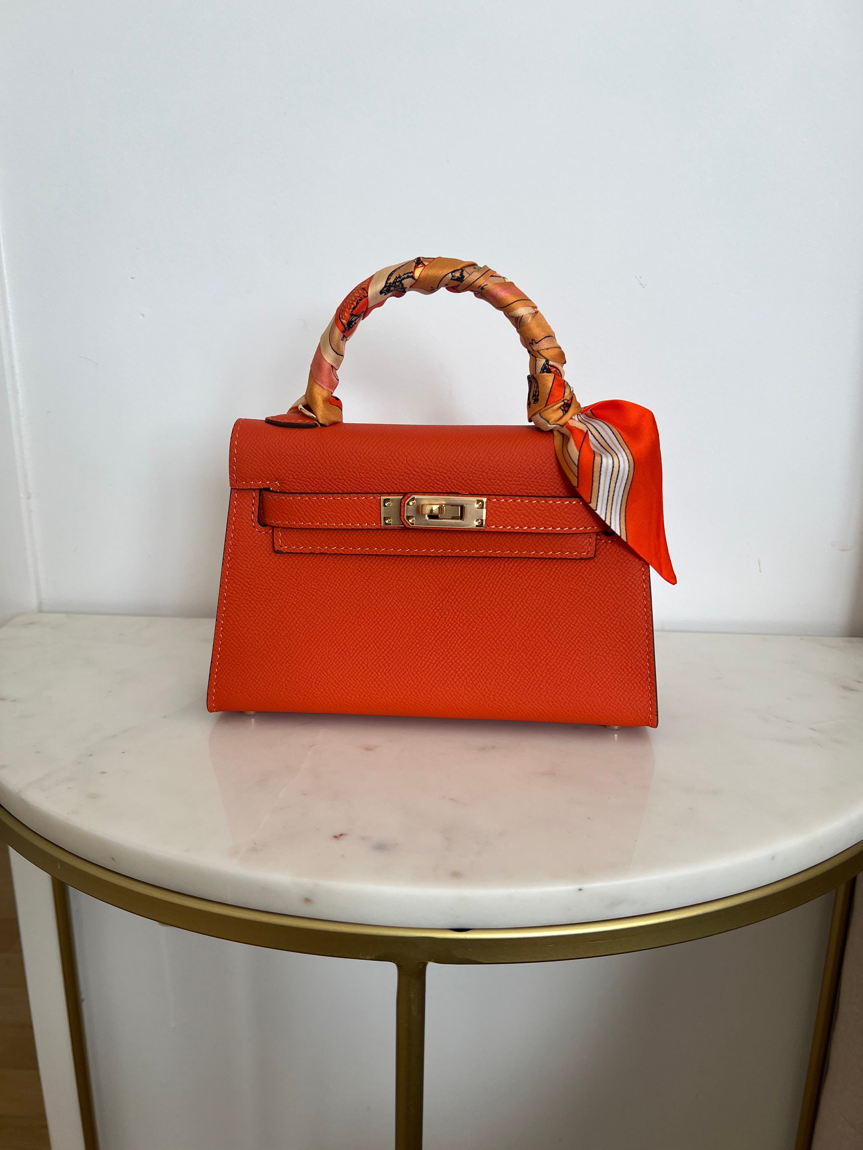 SELMA BAG ORANGE GOLD