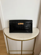 NOUR BAG NOIR CROCO
